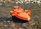 Radio controlled bait boat DEVC-202 orange ABS engineering plastic
